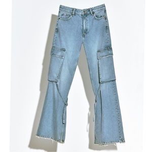 NEW Zara Mid-rise TRF Cargo pants